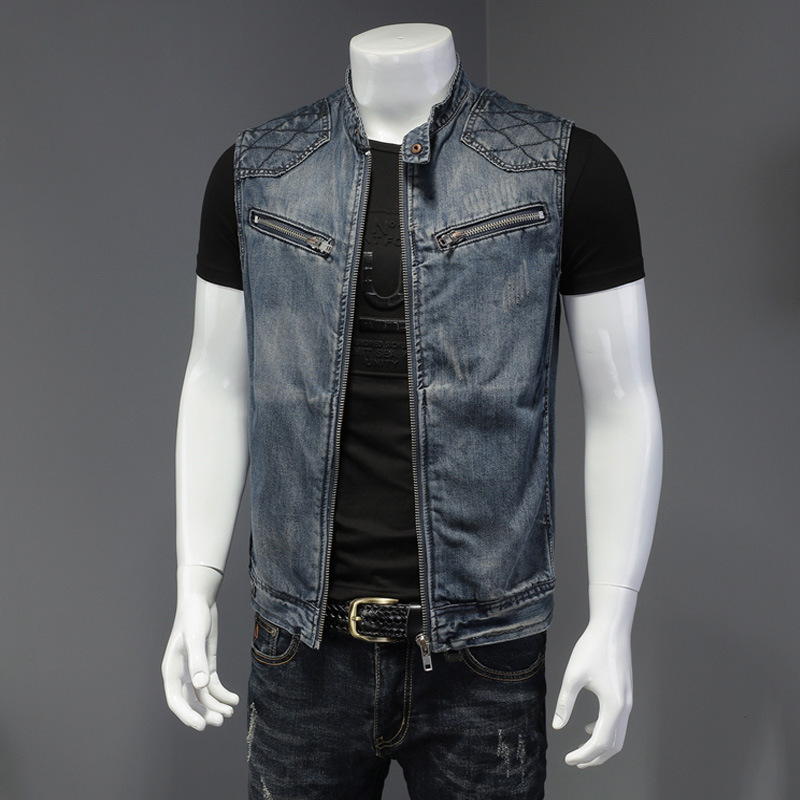 2026 Mens Denim Vests Vintage  – Men'S Fashion Vest With Jeans Bewertung und Preis